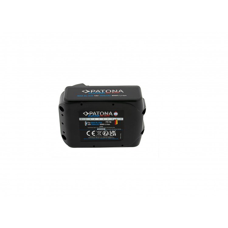 Acumulator PATONA Platinum 18V Makita BL1850 pentru seria Makita LXT cu intrare / iesire USB-C PD65W