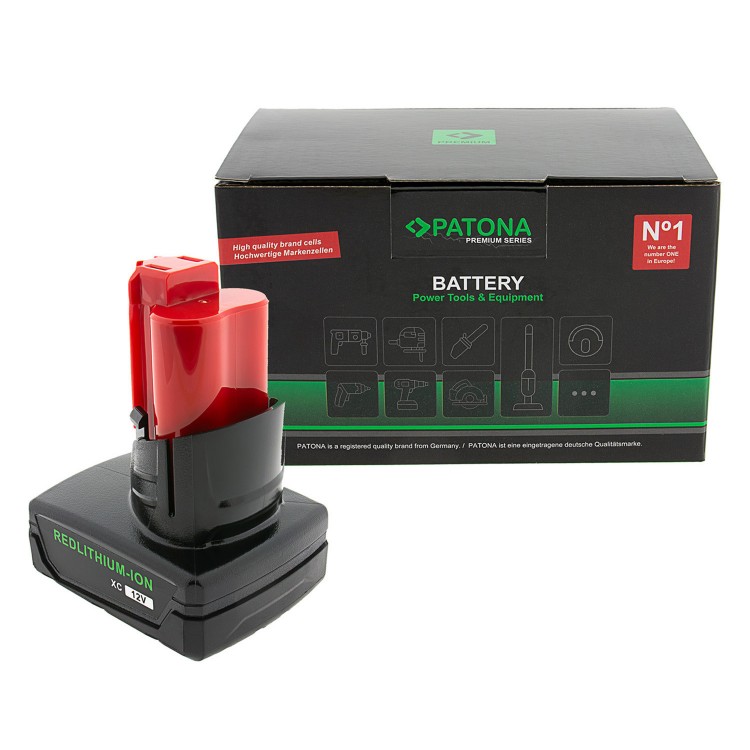 Acumulator PATONA Premium pentru Milwaukee M12 RedLithium 4932451395