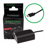 Adaptor alimentare USB-C Patona Premium DMW-BLK22 pentru Panasonic Lumix DMC-GH5S, Lumix DC-GH6, DC-S5 G9 GH5