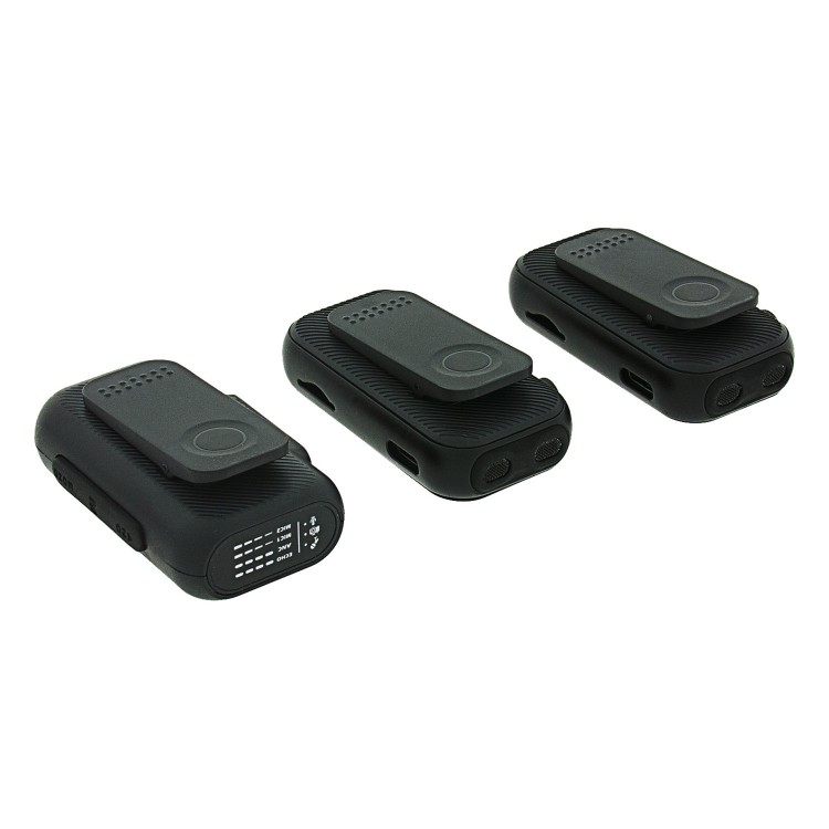 Set 2 microfoane lavaliera wireless, 2.4 GHz, ANC, Patona Premium pentrun smartphone si camere DSLR