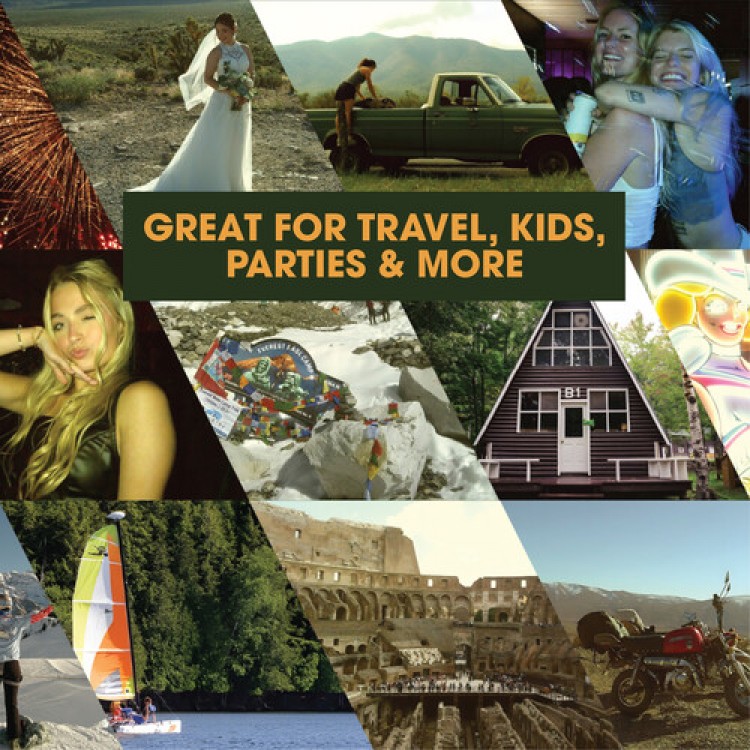 Aparat Foto Digitala Retro Camp Snap CS-V105, 8 MP, Maro