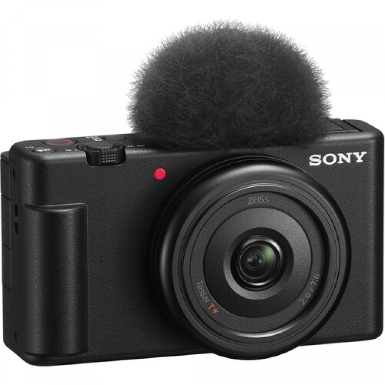 Camera foto vlogging Sony ZV-1F, 20.1MP, 4K, Negru