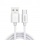 Cablu Date si Incarcare Savio CL-168, USB-A la Type C, 2A Fast Charge, 3m