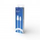 Cablu Date si Incarcare Savio CL-168, USB-A la Type C, 2A Fast Charge, 3m