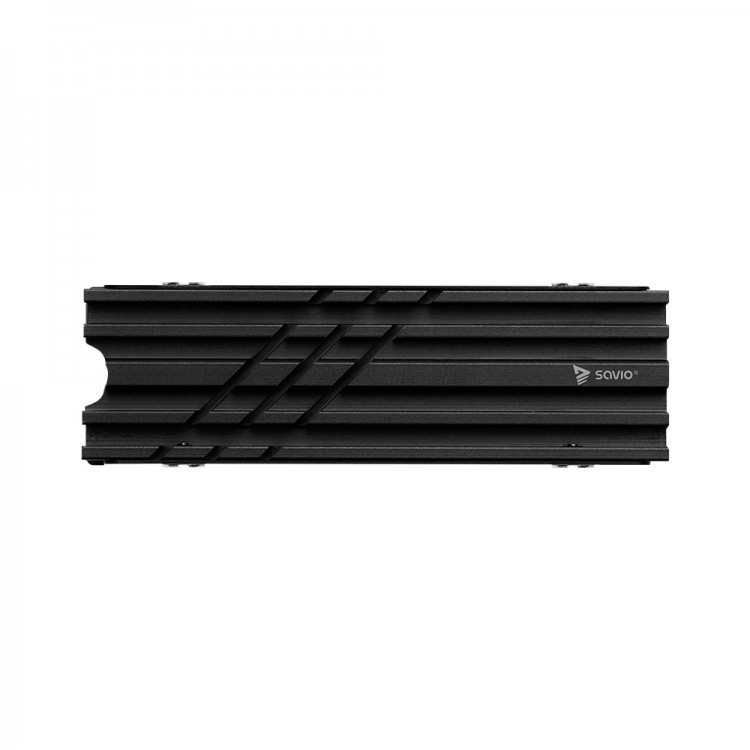 Cooler M.2 NVME Savio AK-60, compatibil M.2 2280, pentru PC si Playstation 5