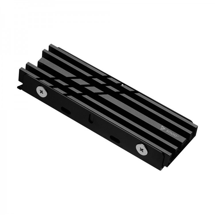 Cooler M.2 NVME Savio AK-60, compatibil M.2 2280, pentru PC si Playstation 5