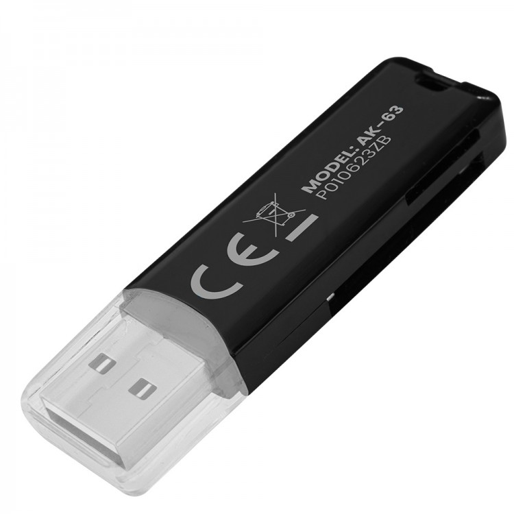 Cititor Carduri Savio AK-63, USB 2.0 pentru carduri SD, SDHC, SDXC, microSD, microSDHC si microSDXC, 480 Mb/s