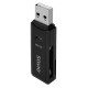 Cititor Carduri Savio AK-63, USB 2.0 pentru carduri SD, SDHC, SDXC, microSD, microSDHC si microSDXC, 480 Mb/s