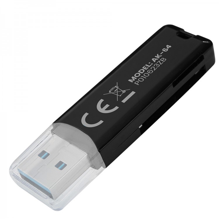 Cititor Carduri Savio AK-64, USB 3.0 pentru carduri SD, SDHC, SDXC, microSD, microSDHC si microSDXC