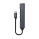 Hub USB Type-C Savio AK-71, 3 x USB-A 2.0, 1 X USB-A 3.1, Carcasa Aluminiu