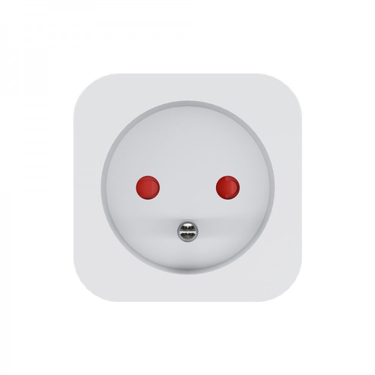 Priza inteligenta Savio AS-01, Wi-Fi, monitorizare consum energie, voice control, compatible with Android / iOS, Alb