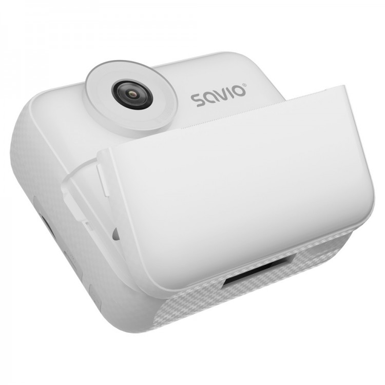 Aparat Foto Instant pentru Copii SAVIO AN-01, printare termica Alb-Negru, include 2 role termice