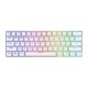 Tastatura Mecanica Gaming, Savio Whiteout X2, Switch Outemu RED, iluminare RGB, Alb