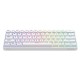 Tastatura Mecanica Gaming, Savio Whiteout X2, Switch Outemu RED, iluminare RGB, Alb