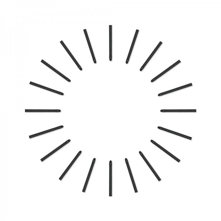 Set 20 Varfuri Stilou digital XP-PEN AC102 compatibile cu stylusul cu cip inteligent X3 Elite/X3 Elite Plus/X3 Pro