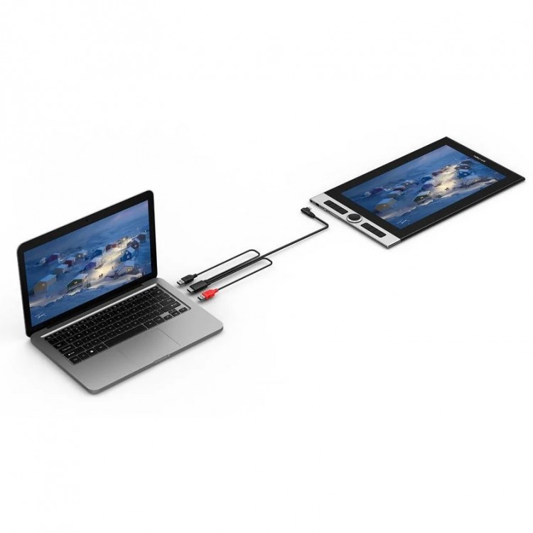 Cablu 3-in-1 XPPen AC97 pentru Artist12/ Artist 10 (2nd Gen)/ Artist 12 (2nd Gen)/Artist 13 (2nd Gen)/Artist 16 (2nd Gen)/Artist 14 Pro (Gen2 )/Artist 16 Pro (Gen2 )/Innovator 16/ Artist Pro 16