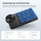 Tastatura XP-Pen Mini Keydial ACK05, Tastatura wireless cu comenzi rapide Bluetooth ID produs: 2128