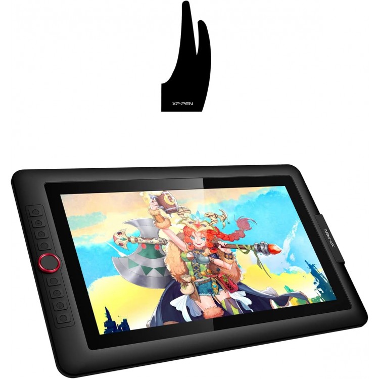 Tableta grafica XP-PEN Artist 15.6" Pro, Display FHD, TILT, 8192 niveluri presiune, include Artrage 5, Manusa, 8 varfuri de rezerva