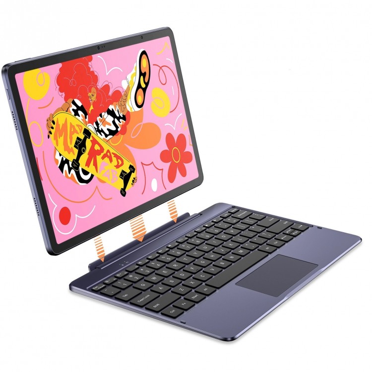 Pachet Tableta XP-Pen Magic Drawing Pad 12" Display 2K FHD, Stylus X3 Pro, 16K Nivele Presiune, Rezolutie 2160x1440, Android, 8GB RAM + 256GB, Wi-Fi, Include husa silicon si tastatura XP-PEN