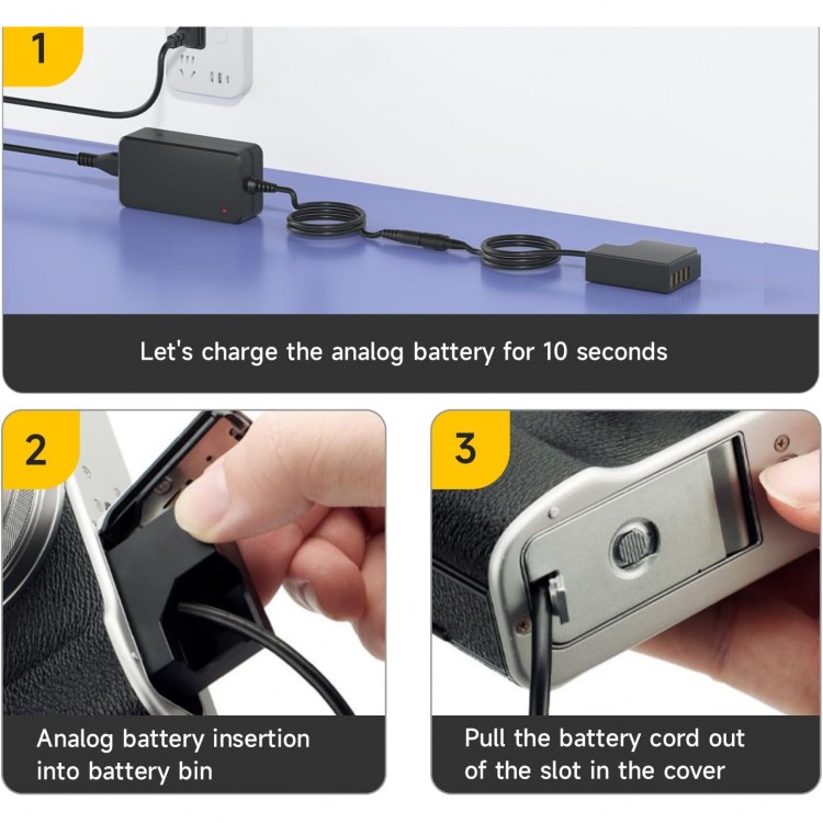 Alimentator OEM NP-W126 NP-W126S pentru FUJIFLIM X100VI X-T30 II X-S10 X-T200 X100F X100V X-A5 X-E4 X-Pro3 X-T3 X-T20 X-T30 II