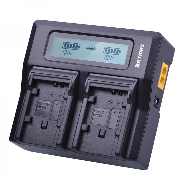 Incarcator Dual Batmax BP-828, Incarcare Rapida, pentru Canon HFM300 HFM30 HFG30 HFG10 HFM40