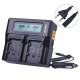 Incarcator Dual Batmax BP-828, Incarcare Rapida, pentru Canon HFM300 HFM30 HFG30 HFG10 HFM40
