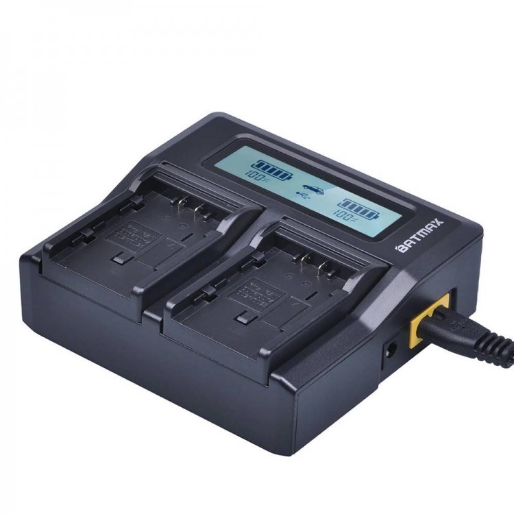 Incarcator Dual Batmax VW-VBG260, Incarcare Rapida, compatibil cu Panasonic VDR-D50 HDC-SD1 SD9 SD100