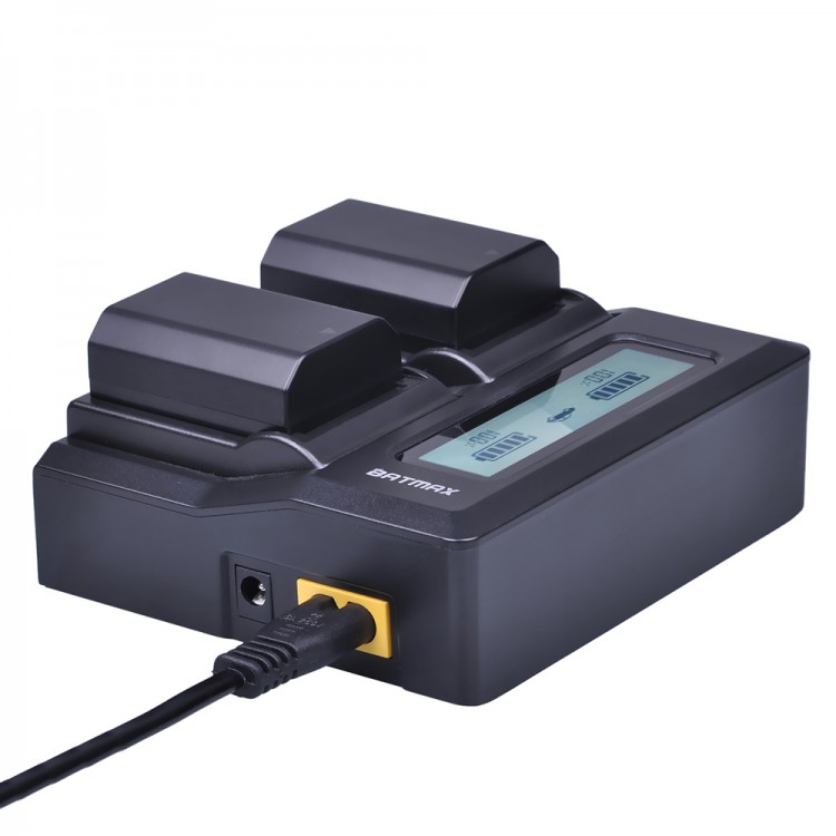 Incarcator Dual Batmax NP-T125, Incarcare Rapida, compatibil cu Fuji GFX50S GFX50R GFX 50S 50R