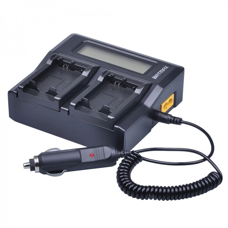 Incarcator Dual Batmax EN-EL15, Incarcare Rapida, compatibil cu Nikon DSLR D810, D750, D7200, D7100, D7000, D800E, D800, D610, D600, Nikon 1 V1