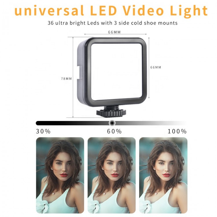 Kit vlogging Green.L, pentru aparat foto/smartphone, include microfon, lampa led, trepied, telecomanda, suport telefon