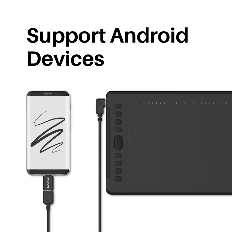 Tableta grafica profesionala Huion H1161, 11x6.8" compatibila Windows, MacOS si Android, 10+16 taste programabile, Touch Bar, 266 PPS, 8192 niveluri presiune, PW100 Pen fara baterie, TILT &plusmn;60&deg;, include 8 varfuri rezerva