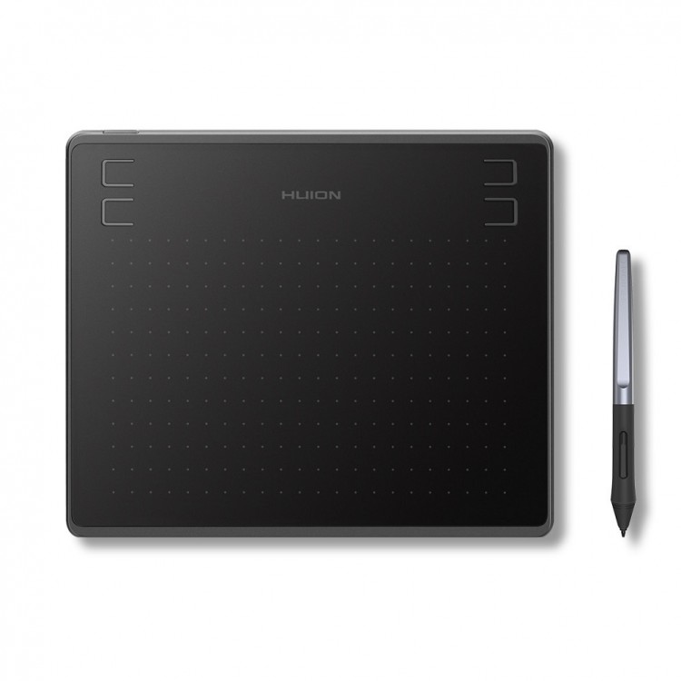 Tableta grafica Huion 6.3x4" compatibila Windows, MacOS si Android, 4 taste rapide, 266 PPS, 8192 niveluri presiune, PW100 Pen fara baterie, include 8 varfuri, semnatura digitala