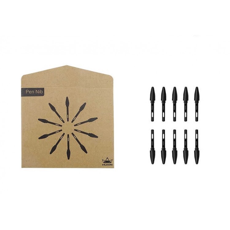 Varfuri Stilou digital Huion PN04, include 10 varfuri, compatibil cu Huion PW100, PW201