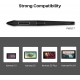 Stilou digital Huion PW517, compatibil cu Kamvas 13, Kamvas Pro 24, Kamvas 22, Kamvas 22 Plus, Kamvas 12, Kamvas 16 (2021), Kamvas Pro 16 (4k), Kamvas Pro 16 Plus (4k)