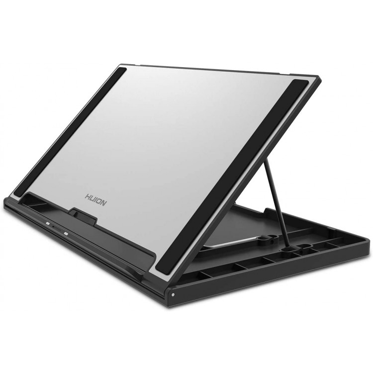 Stand portabil Huion ST300 pentru tablete grafice Huion Kamvas Pro 12, Kamvas Pro 13, Kamvas 13, Kamvas 12, Kamvas 16 (2021), Wacom cu diagonala de maxim 13.3 inch