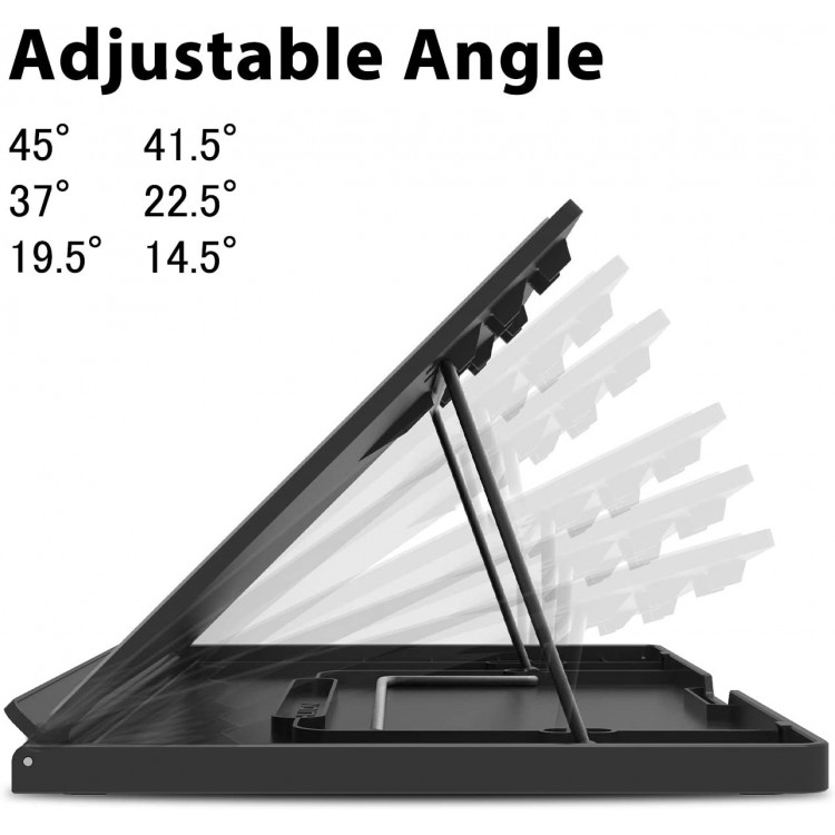 Stand portabil Huion ST300 pentru tablete grafice Huion Kamvas Pro 12, Kamvas Pro 13, Kamvas 13, Kamvas 12, Kamvas 16 (2021), Wacom cu diagonala de maxim 13.3 inch