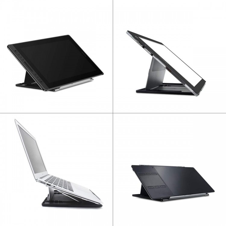 Stand portabil Huion ST300 pentru tablete grafice Huion Kamvas Pro 12, Kamvas Pro 13, Kamvas 13, Kamvas 12, Kamvas 16 (2021), Wacom cu diagonala de maxim 13.3 inch