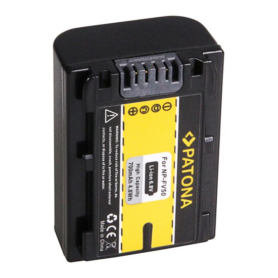 Acumulator PATONA NP-FV50 6.8V, pentru Sony HDR-CX110 HDR-CX170 NP-FV30 NP-FV50 NP-FV100HDR-CX