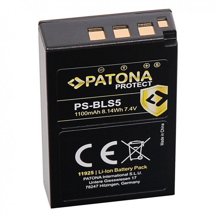 Acumulator PATONA Protect tip BLS-5 BLS5 E-P3 E-PL2