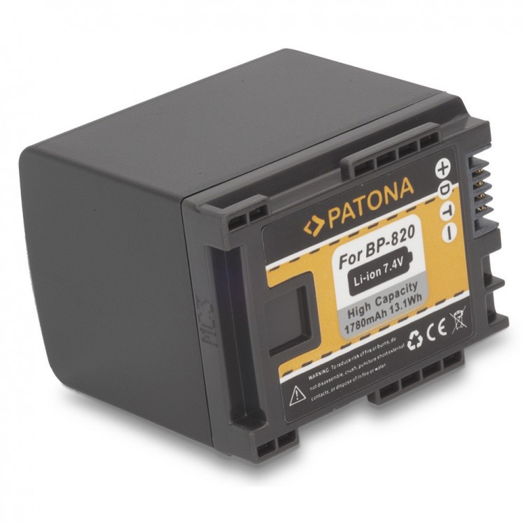 PATONA | Acumulator tip Canon BP-820 BP-828 XA20 XA25 1780 mAh