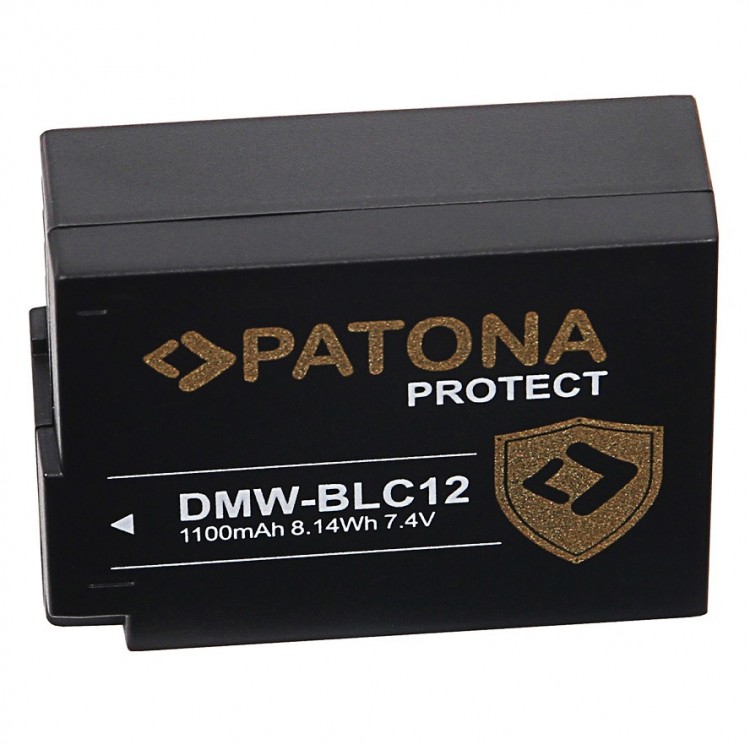 Acumulator Patona Protect DMW-BLC12 pentru Panasonic Lumix DMC FZ200 DMC G6 G5 GH2
