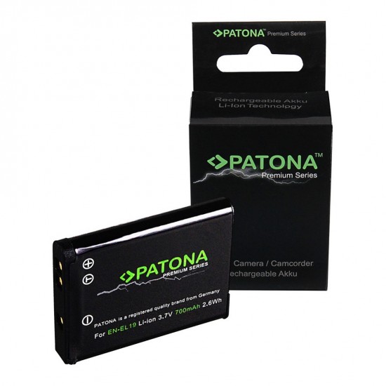 Acumulator tip Nikon EN-EL19 Patona Premium
