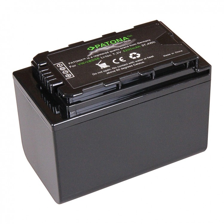 Acumulator PATONA Premium tip Panasonic VW-VBD58 VW-VBD78 5200mAh