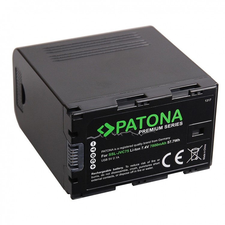 Acumulator PATONA Premium tip JVC SSL-75 SSL-JVC50 celule LG