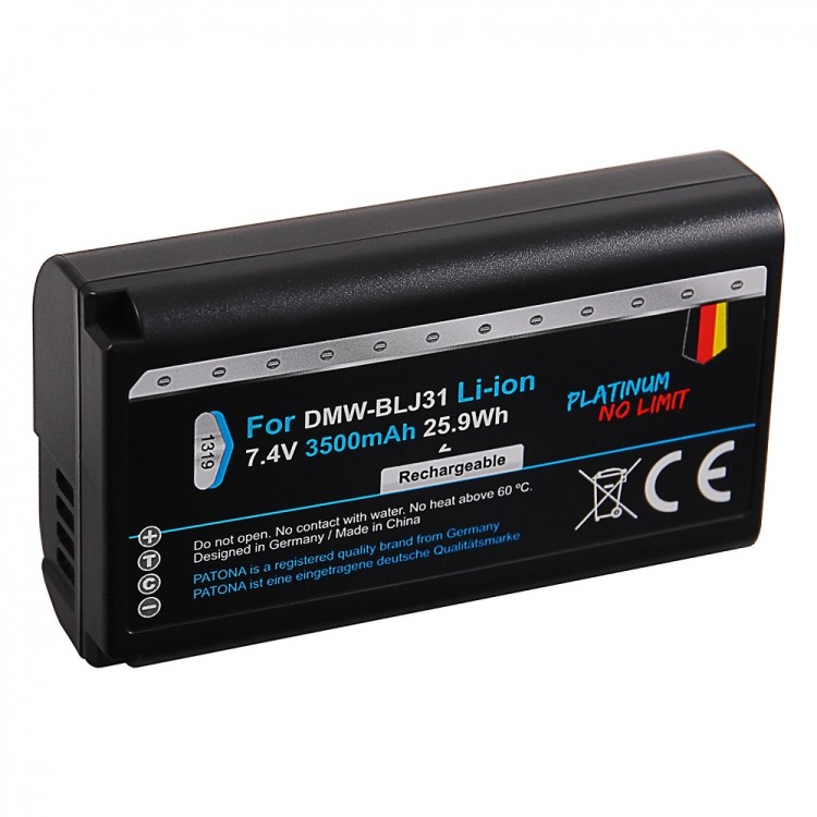 Acumulator PATONA Platinum tip Panasonic DMW-BLJ31 Lumix DC-S1 DC-S1R DC-S1H 7.4V