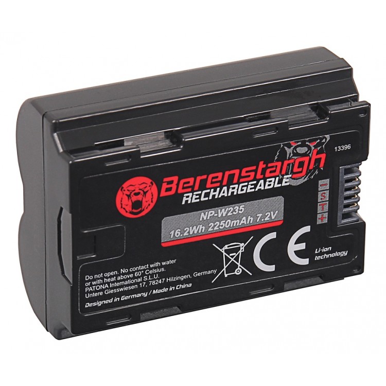Acumulator Berenstargh NP-W235, 2250 mAh, pentru Fujifilm-X-T4