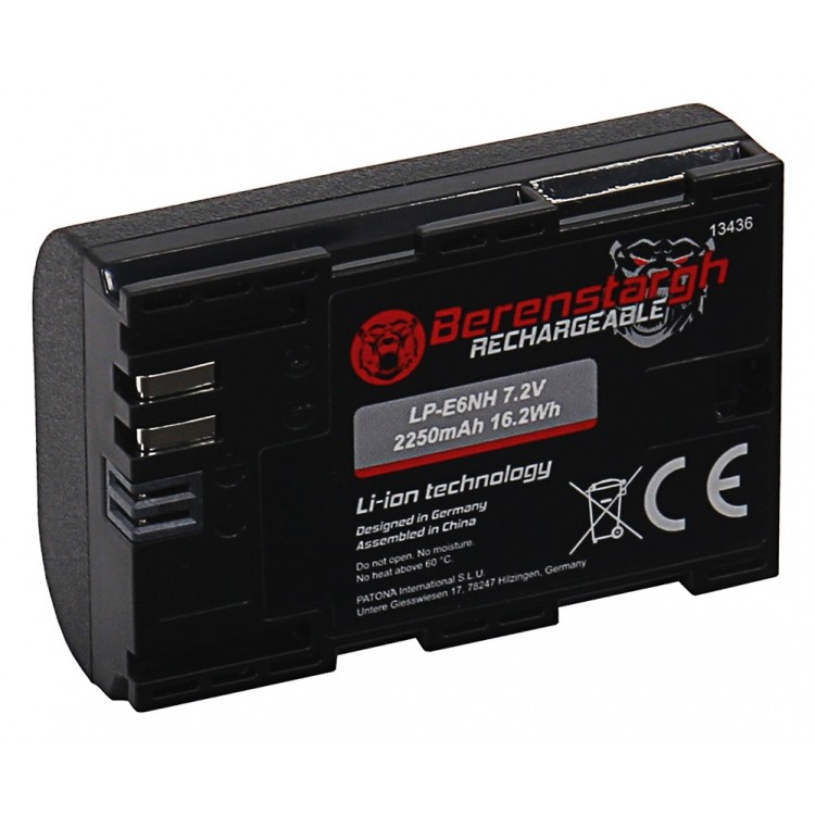 Acumulator Berenstargh LP-E6NH, 2250 mAh, pentru Canon EOS R5 EOS R6