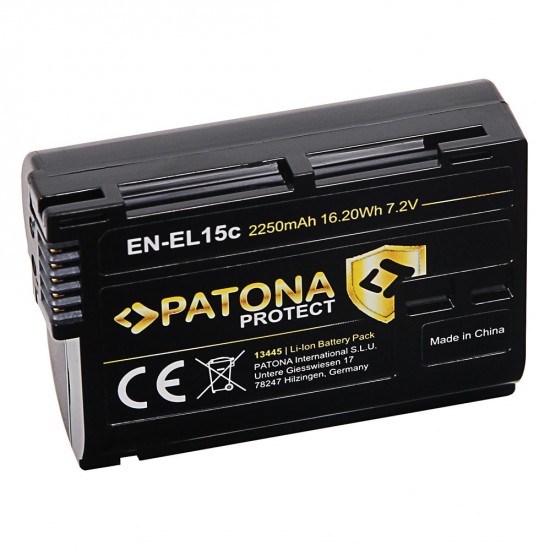 Acumulator PATONA Protect tip Nikon EN-EL15C EN-EL15 Z5 Z6 Z7 VFB12802