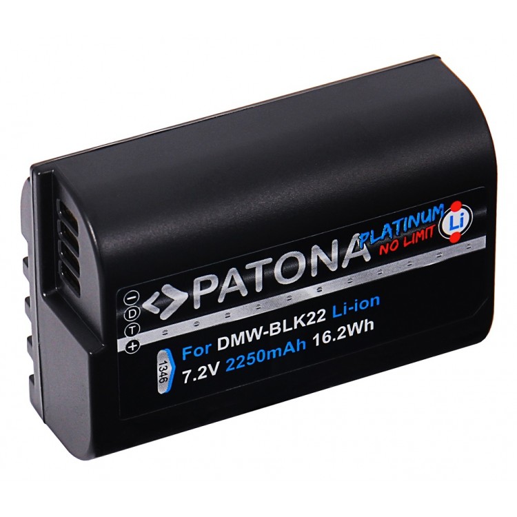 Acumulator PATONA Platinum tip Panasonic DMW-BLK22 DC-S5 G9 GH5 GH5S