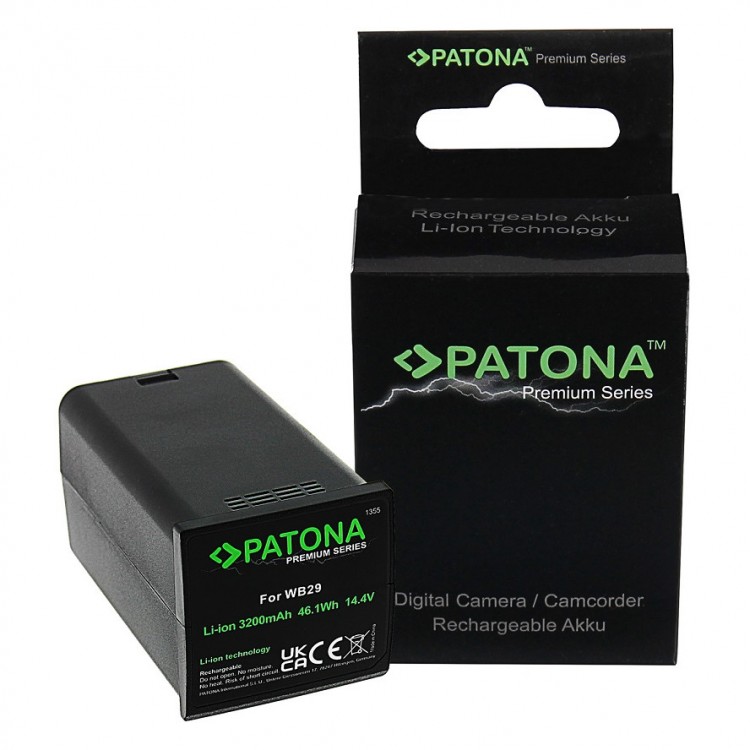 Acumulator PATONA Premium WB29 pentru Blitz Godox AD200, 3200mAh